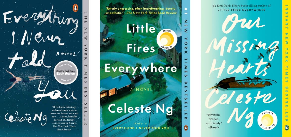 Celeste Ng book covers