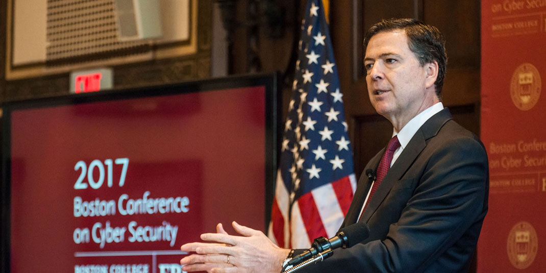 FBI Director James B. Comey at ϱ conference on cyber security
